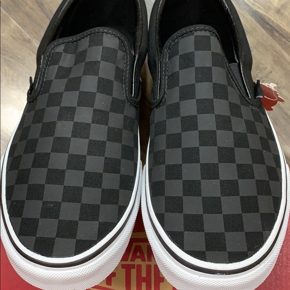 VANS CLASSIC SLIP ON CHECKERBOARD black WMNS - Picture 11 of 16
